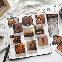 Hand account stickers time fragments hipster salt series ins mobile phone diary decoration small pattern Handbook material stickers