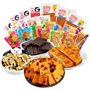 香香嘴麻辣豆干辣条零食1000g大礼包