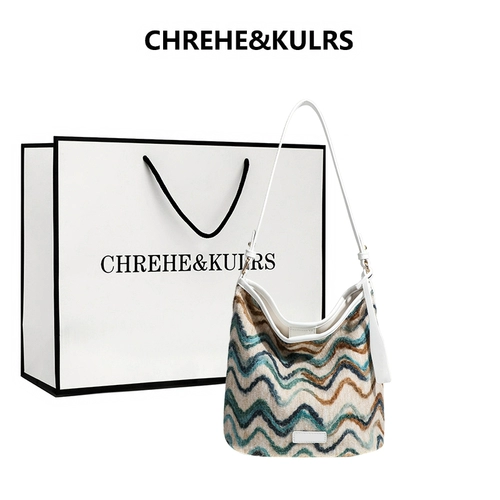 CHREHE&KULRS Морская соль, сумка через плечо, вместительная и большая сумка на одно плечо для отдыха, новая коллекция