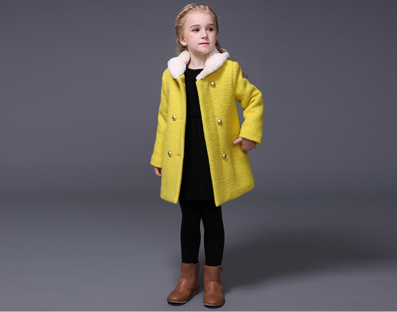 Manteau pour fille MIQIDIDA en mélange - Ref 2162254 Image 75