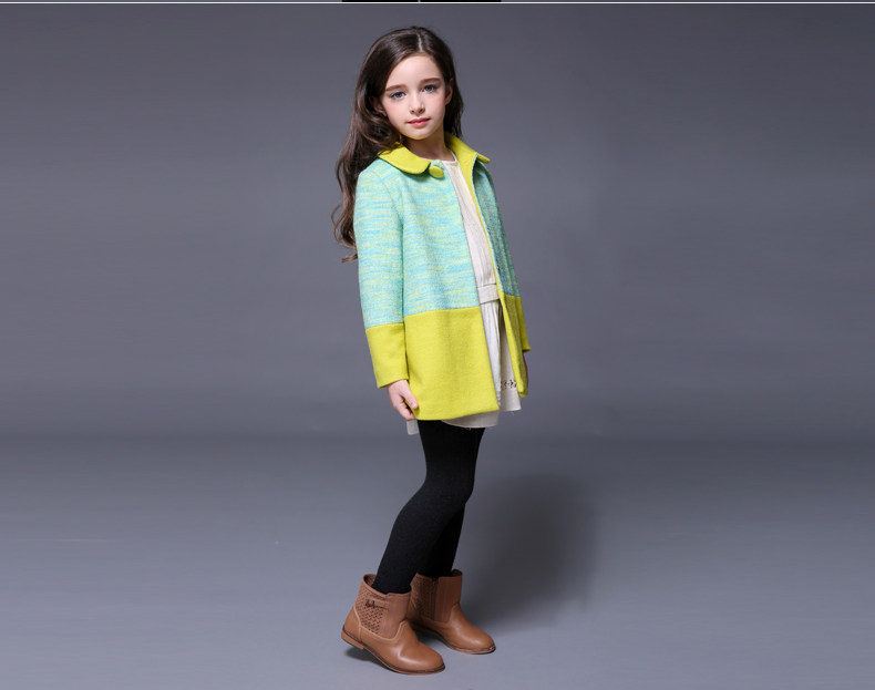 Manteau pour fille MIQIDIDA en mélange - Ref 2162318 Image 107