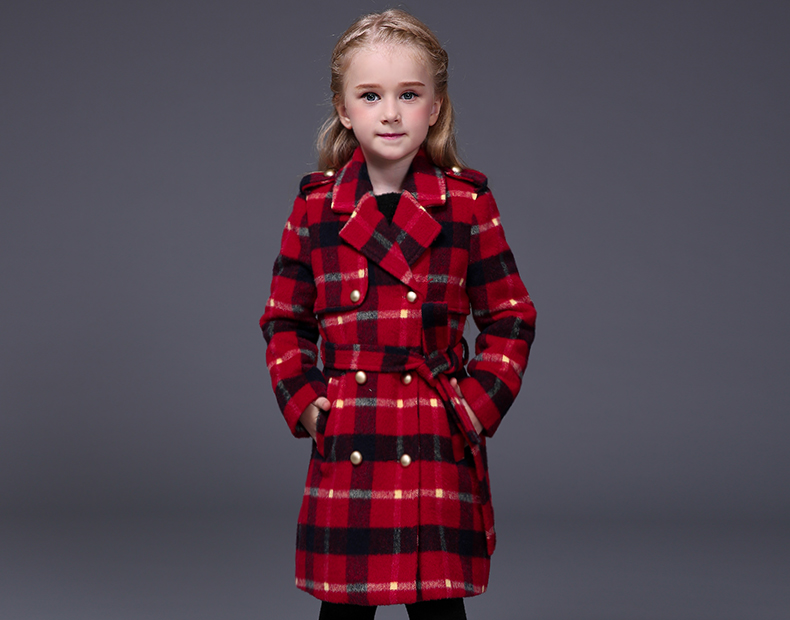 Manteau pour fille MIQIDIDA en mélange - Ref 2162363 Image 24