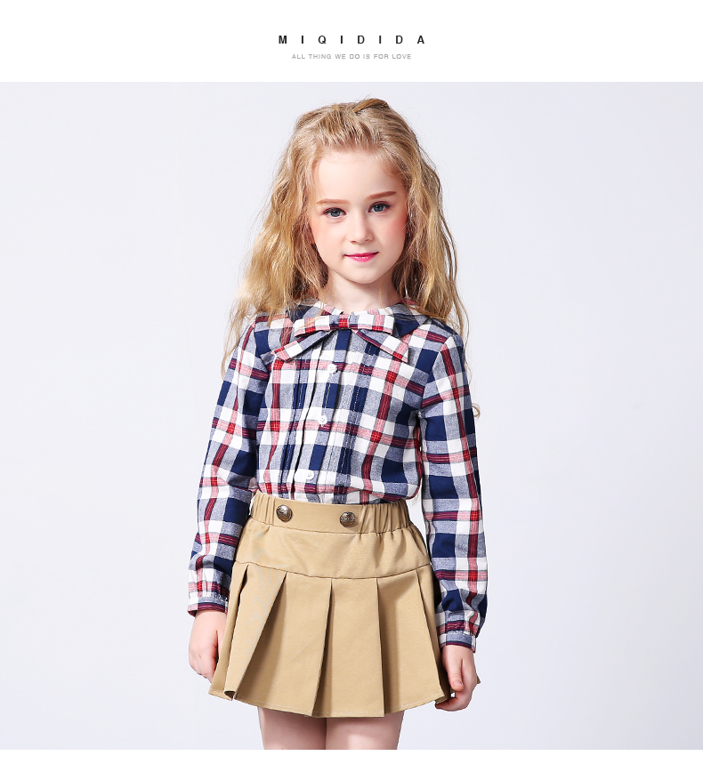 Chemise fille MIQIDIDA à manche longue - Ref 2085441 Image 8