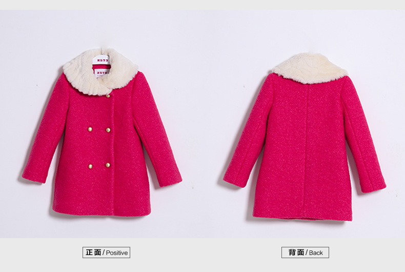 Manteau pour fille MIQIDIDA en mélange - Ref 2162254 Image 82