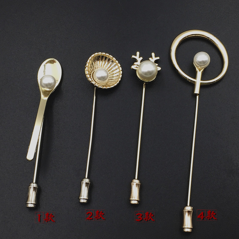 Phiên bản tiếng Hàn của từ trâm cài nữ đơn giản trâm cài áo len phù hợp với áo khoác pin khóa khăn quàng cổ phụ kiện cài áo giá rẻ