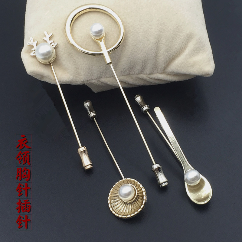 Phiên bản tiếng Hàn của từ trâm cài nữ đơn giản trâm cài áo len phù hợp với áo khoác pin khóa khăn quàng cổ phụ kiện cài áo giá rẻ