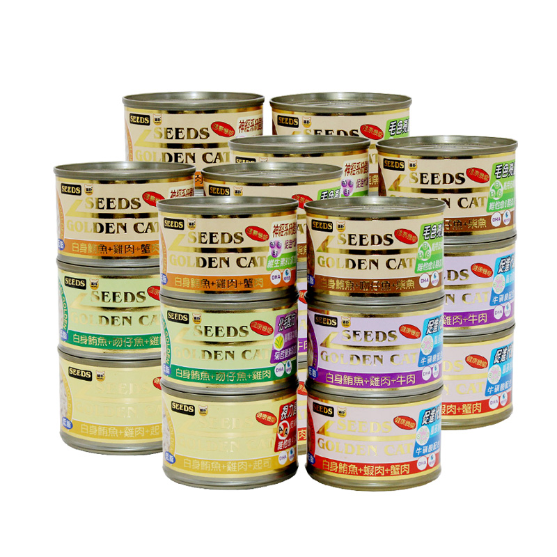Cat snacks Taiwan cherish when it's a big gold jar 170g 24 cans whole box cat canned pet cat wet grain mix