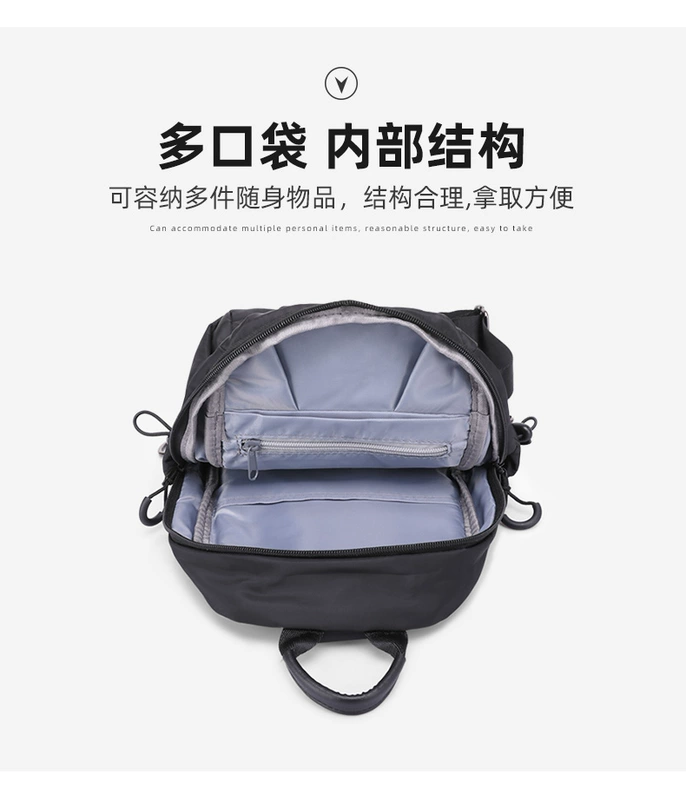 Túi đeo trước ngực nam dung tích lớn Túi đeo chéo nhỏ hợp thời trang Túi đeo chéo Túi đưa thư đa năng Túi nam túi đeo chéo du lịch nữ túi du lịch xách tay