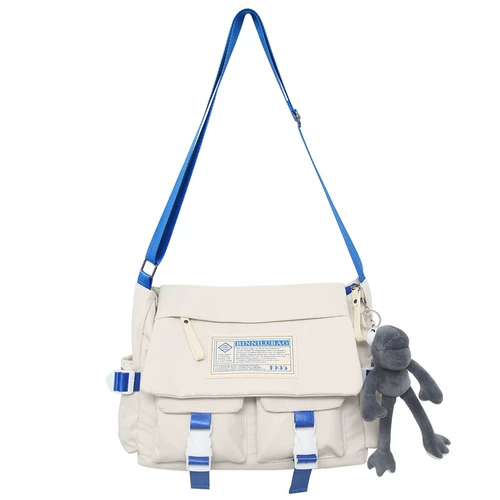 Мужская японская ретро сумка через плечо, вместительный и большой школьный рюкзак, сумка на одно плечо