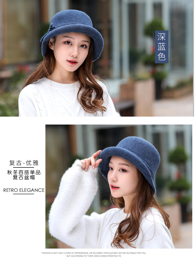 Chapeau pour femme en Melange de laine - Ref 3234059 Image 20