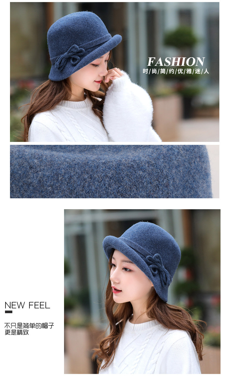 Chapeau pour femme en Melange de laine - Ref 3234059 Image 21