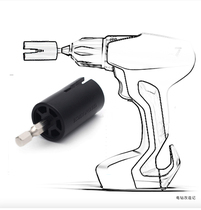Guitar bass knob Electric string reel plug Spin-align electric hand drill Upper string reel plug Electric drill String reel