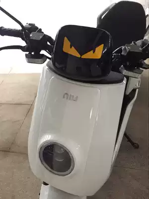 Mavericks N1 M1 electric car waterproof sticker Little Turtle King eye sticker reflective modified Devil eye front decoration