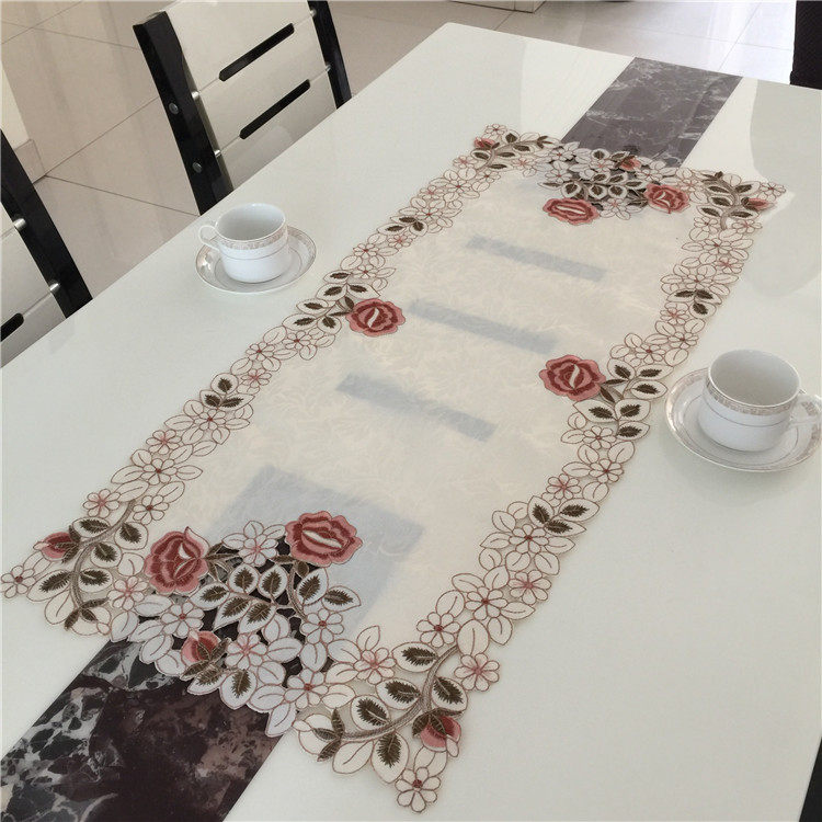American country pastoral fresh style embroidered tablecloth tablecloth coffee table cloth bedside table microwave oven cover towel cloth