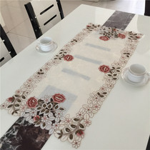 American Country Clean style embroidered tablecloth Tea Coverage Bed Cabinet Microwave Line Clothing Cloth