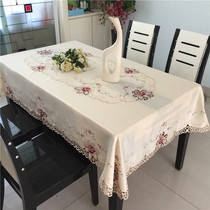 Foreign trade original single European style of pastoral computer embroidery tablecloth tablecloth Tea cloth can cover a cover