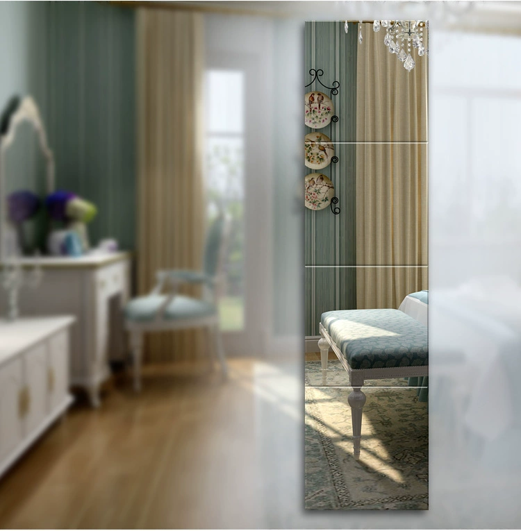 Gương kết hợp đầy đủ chiều dài gương treo tường phù hợp treo quần áo gương gương gương ký túc xá phòng ngủ sàn gương gương phòng tắm - Gương
