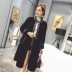 Wei Naer mùa thu và mùa đông lông mới một chiếc áo dài nữ phiên bản Hàn Quốc của chiếc áo lông cừu tự xén lông là mỏng áo dạ lông cừu nữ đẹp Faux Fur