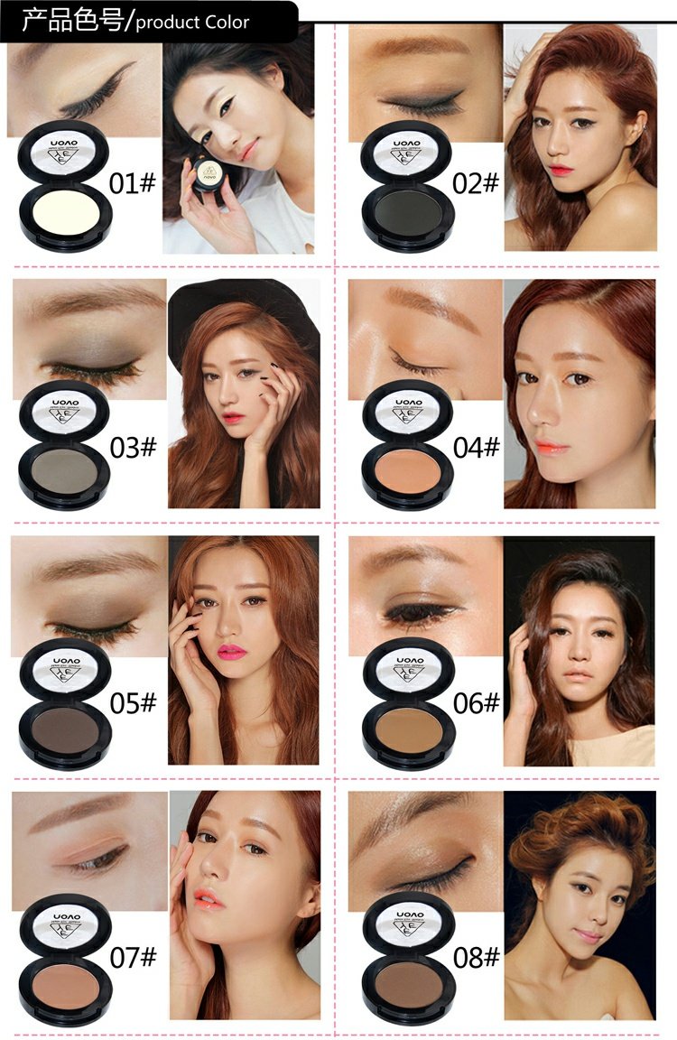 Novo Alice trơn trơn màu đơn sắc bóng mắt trang điểm màu nude có thể được sử dụng như bột lông mày cà phê năng lực sửa chữa bóng bột - Bóng mắt bảng màu mắt