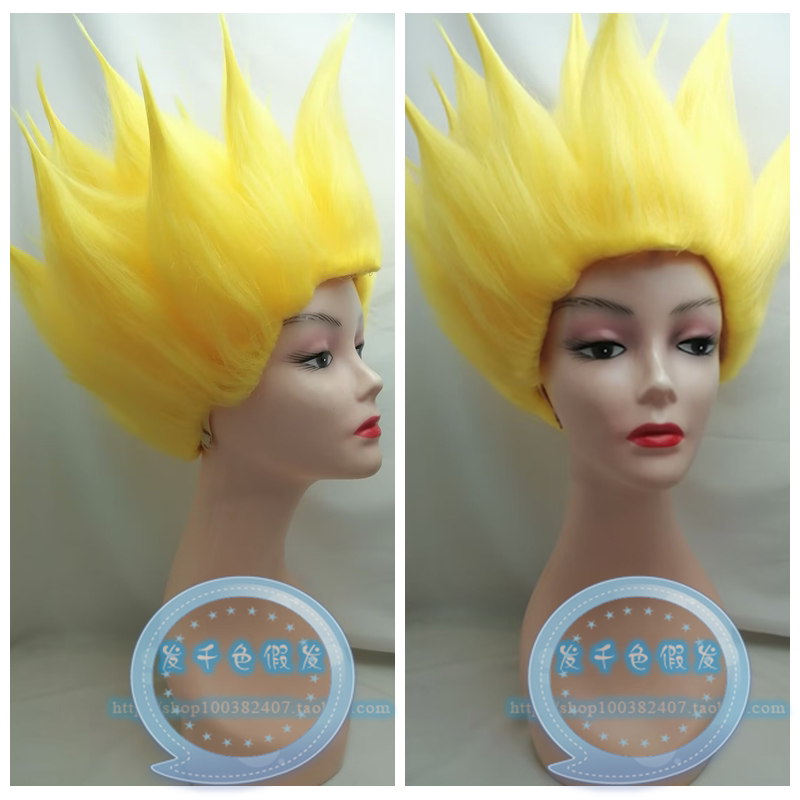 Dragon Ball Super Saiyan Son Goku Golden Dragon Ball Goku Cosplay Wig