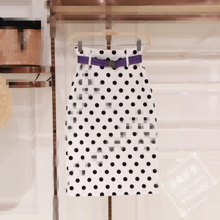 Spot Lecho Tini 2019 hè C1GF92201 trong nước C1GF92201D8 váy sóng lớn nửa thân váy 399 - Váy chân váy xẻ trước