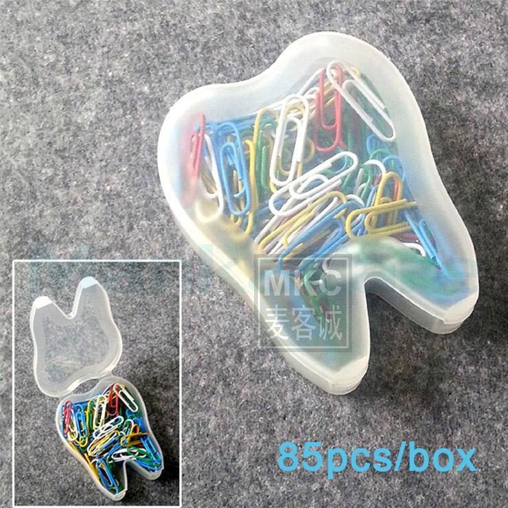 Color Back Print Stitch Dentistry Gift Stationery Tooth box Tooth Shape Oral Gift Clinic Gift