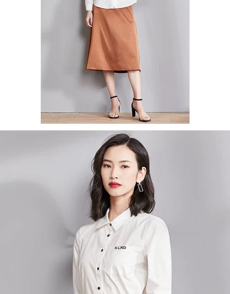 [79 nhân dân tệ mới] Áo sơ mi nữ Ximan nữ 2018 mới mùa thu Hàn Quốc áo dài tay cotton hoang dã chuyên nghiệp kiểu áo sơ mi nữ
