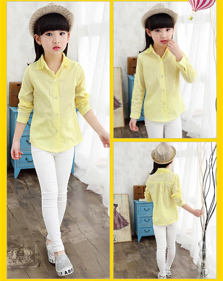 Chemise fille à manche longue - Ref 2085034 Image 21