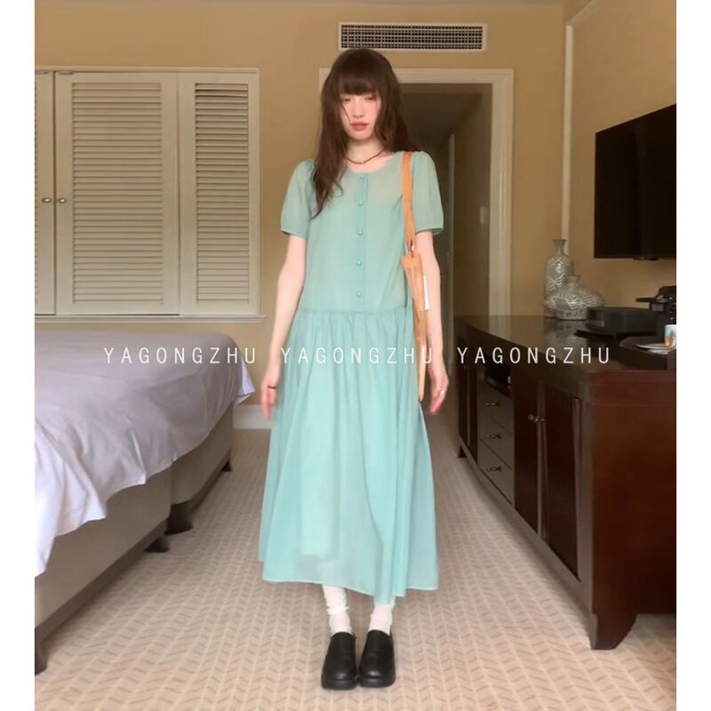 Fresh and Healing Atmosphere Mint Green Dress 5 Fresh and Healing Atmosphere Mint Green Dress 5