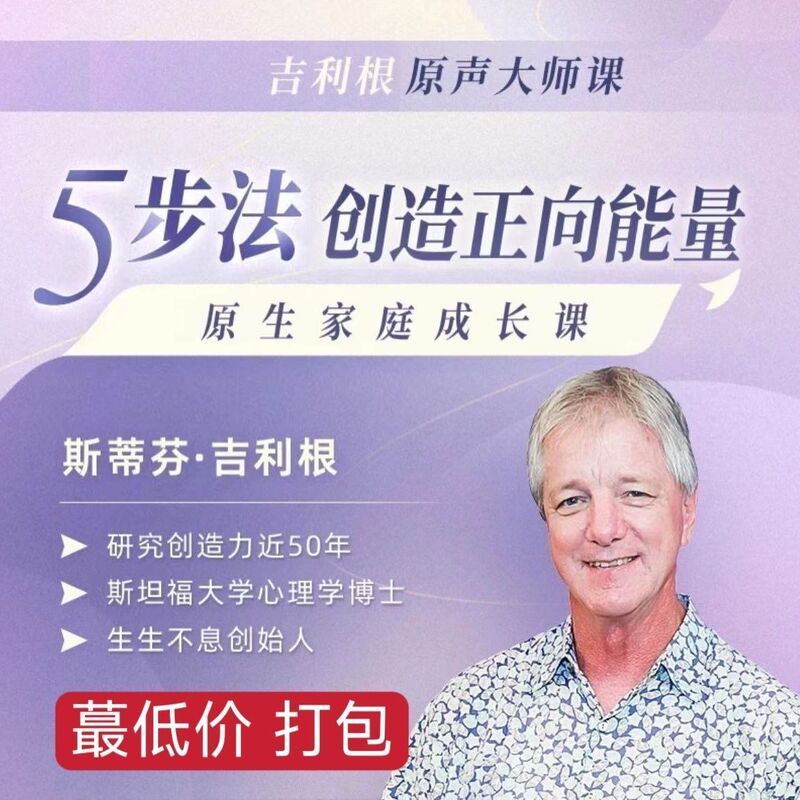 Gilligan Masterclass: 5-Step Method for Healing Original Families, 30 Lessons, Hypnosis Supervision Class, 122g Complete Course Set