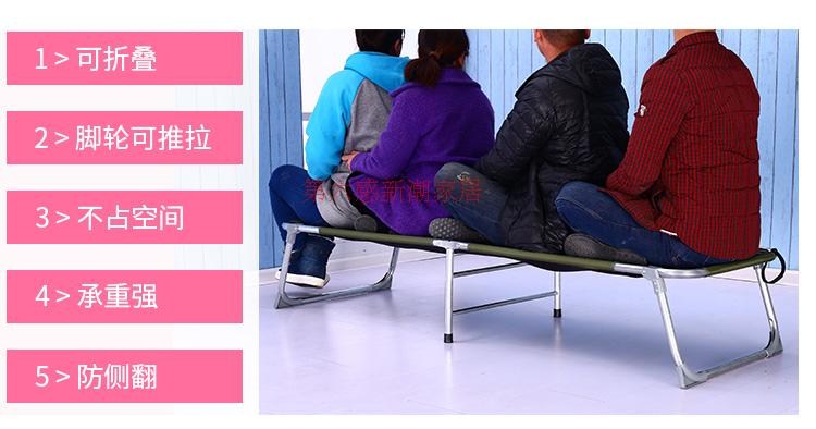 Tăng cường gấp giường đơn văn phòng giường trưa ngủ giường nôi giường trại cầm tay đi kèm vận chuyển - Giường giường công chúa