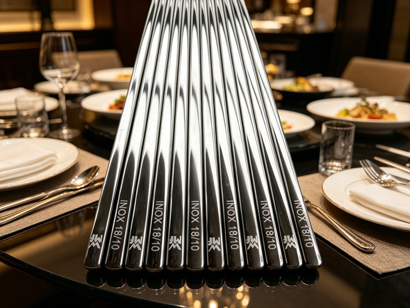 German Wmf Fortenbao Stainless Steel Chopsticks, Heat-Insulating, High-End, Antibacterial, and Mold-Resistant (Old Stock, Not New)
