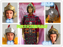  Ancient costume Ancient helmet General soldier helmet Mulan headdress Ancient armor performance costume Soldier costume male