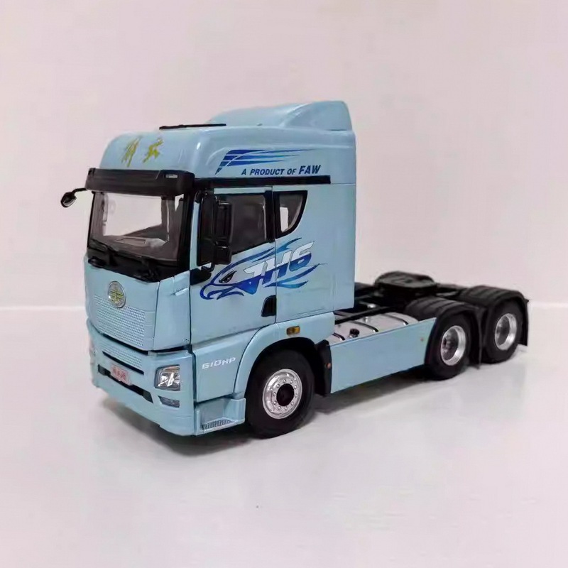 Faw Original 1:24 Jiefang Jh6 Truck Model Tractor Non-J6 J7 Tractor Card Limited Edition Car Model Blue Faw Original 1:24 Jiefang Jh6 Truck Model Tractor Non-J6 J7 Tractor Card Limited Edition Car Model Blue