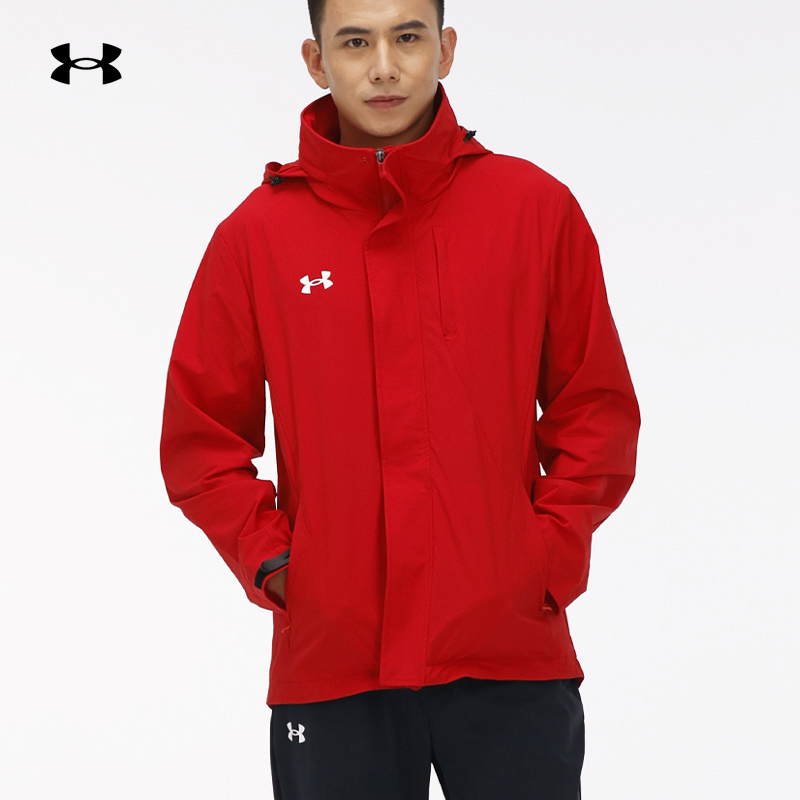 underarmour Andma 2021 new jacket male short black coat man's woven jacket