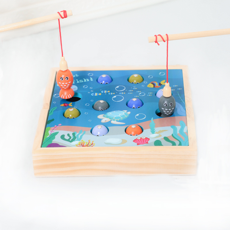 Children's multifunctional fishing clip beans Parent-child interactive toy training dedicated to early education toys 2-3-6 years old