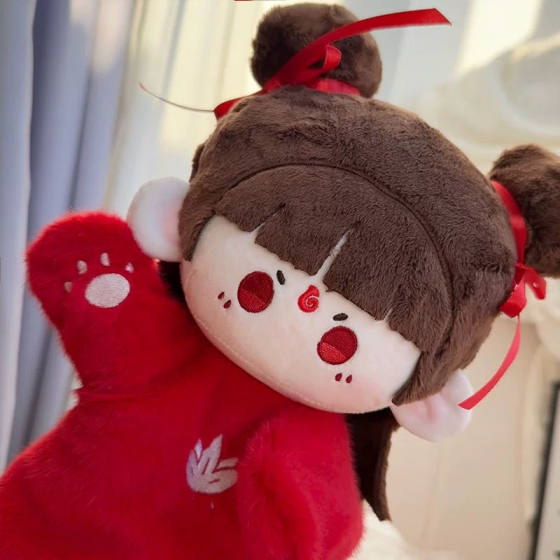 电影哪吒之神话故事周边哪吒敖丙手偶公仔毛绒玩具娃娃生日礼物女