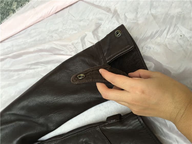 Mùa thu và mùa đông mới ve áo Slim retro thăng trầm lớp da cừu cũ áo khoác nam áo khoác ưu đãi đặc biệt - Quần áo lông thú áo cardigan nam