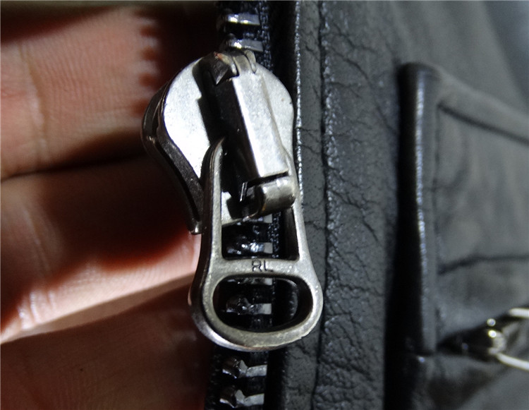Hàng mới tốt! Áo khoác da nam nam ve áo da áo khoác da mềm mại và mạnh mẽ áo bomber nam