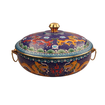 Cloisonne copper hot pot hot pot special pot induction cooker Mandarin duck pot home pure copper old old Beijing shabu mutton pot
