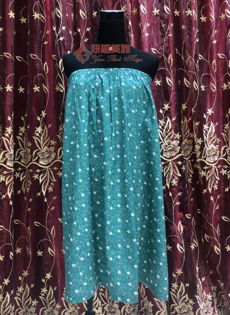 Make a beauty salon garden massage dress dress cotton crushed household bathroom dress female guest suit 2022 summer