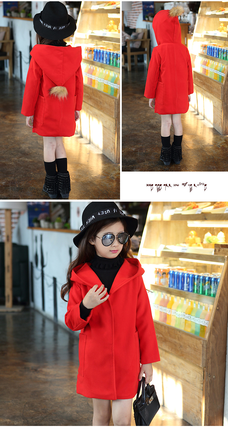 Manteau pour fille en laine - Ref 2161845 Image 17