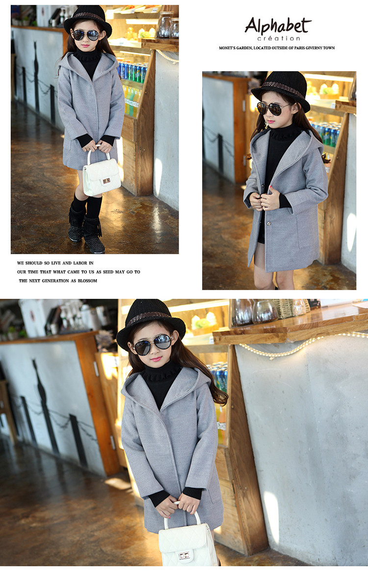 Manteau pour fille en laine - Ref 2161845 Image 22