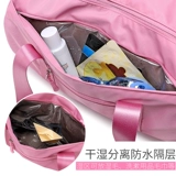 Спортивная сумка для тренировок, спортивная портативная сумка через плечо с разделителями для йоги, сумка для путешествий для плавания