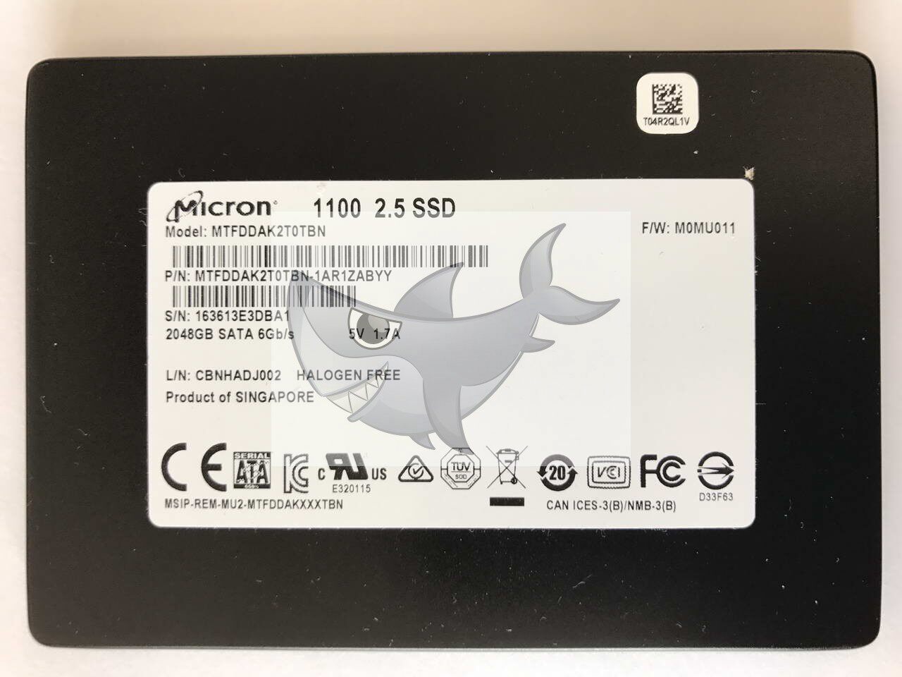 Magnesium Light Micron 1100 MTFDDAK2T0TBN 2 5 SSD 2048GB Solid State Hard disc 2TB
