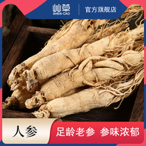 Ginseng pruning extra large bubble wine special northeast Jilin Changbai Mountain dried ginseng Three white Ginseng Raw skin ginseng Raw sun ginseng