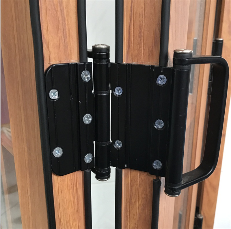 Large folding door Double zipper hand hinge Glass door door and window accessories Titanium magnesium door Aluminum alloy balcony hinge Heavy door with