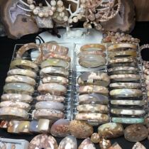 Cherry Agate bracelet hand string pendant safety buckle Rose rainbow Tourmaline Blue Labrador Blue phosphorous Hui women bracelet