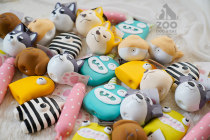 Clear Barn Pick Up Leak 2 Part 5 Fold Pets Vocal Latex Dogs Toys Anti Melancholy Accompanied Dog Toys