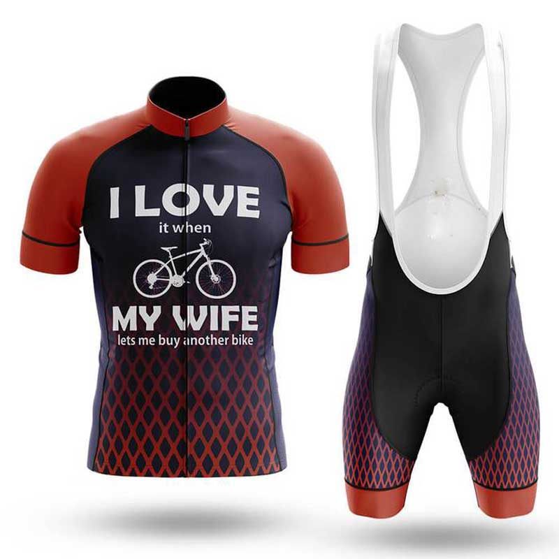 Cycling clothing Summer short-sleeved men's and women's clothing Spring and Autumn mountain bike clothing Bicycle clothes Road bike riding pants equipment